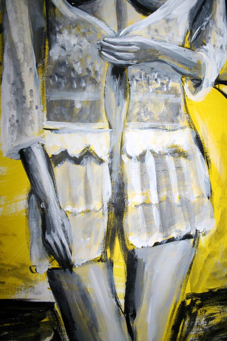 Original Figurative Nude Painting by Aleksandra Cherepanova