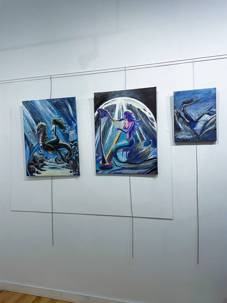 Original Figurative Fantasy Painting by Aleksandra Cherepanova