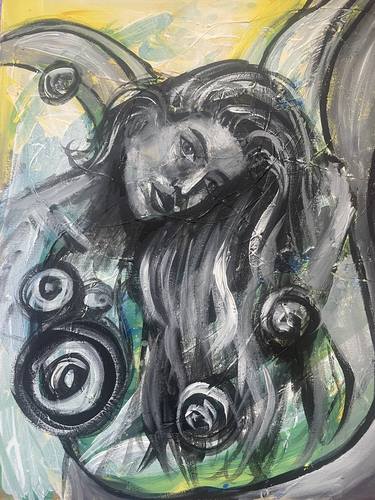 Original Expressionism Women Paintings by Aleksandra Cherepanova