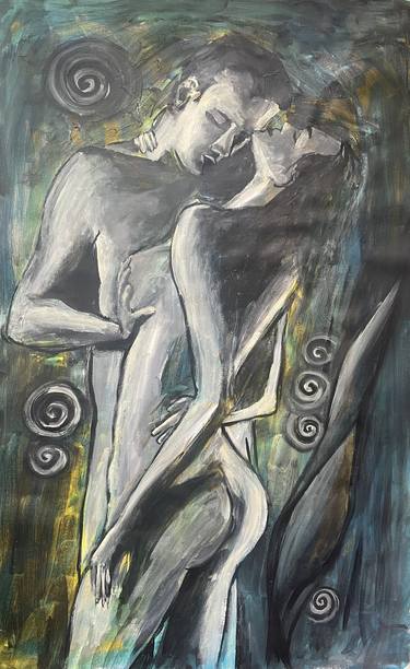 Original Figurative Erotic Paintings by Aleksandra Cherepanova