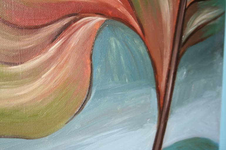 Original Modernism Landscape Painting by Aleksandra Cherepanova