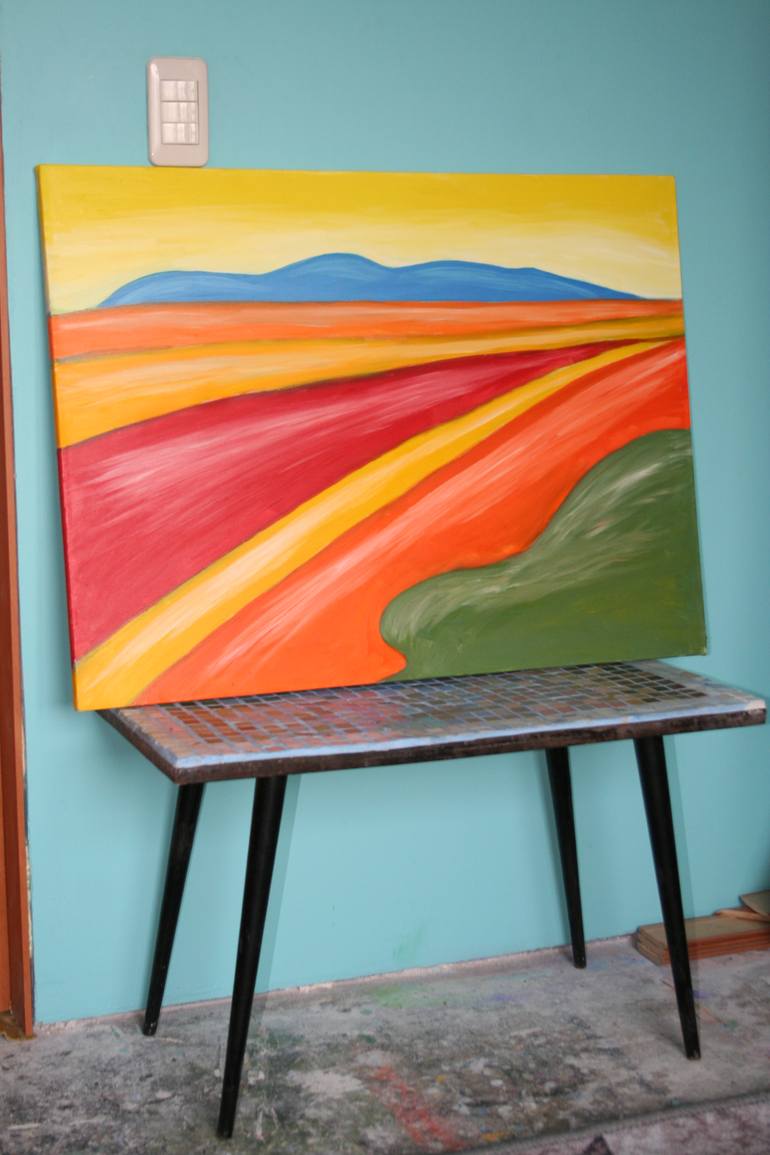 Original Abstract Seascape Painting by Aleksandra Cherepanova