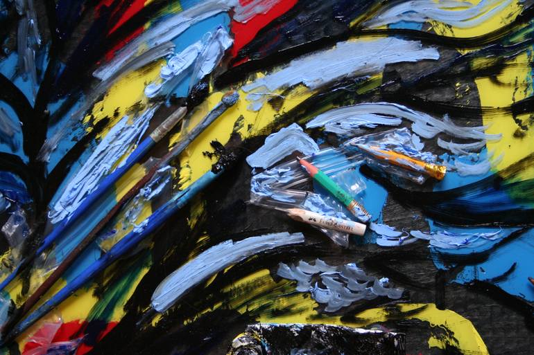 Original Abstract Expressionism Abstract Painting by Aleksandra Cherepanova