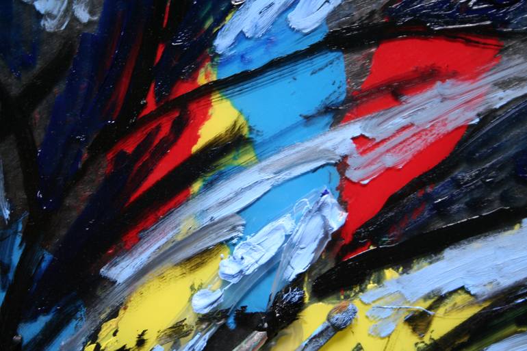 Original Abstract Expressionism Abstract Painting by Aleksandra Cherepanova