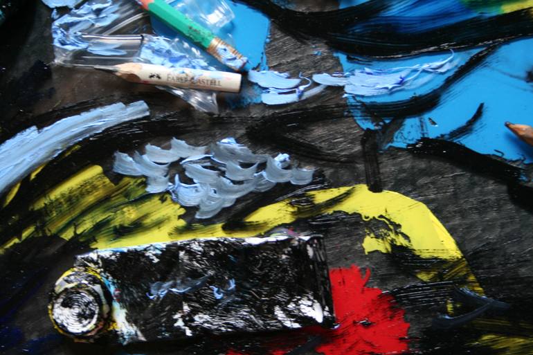 Original Abstract Expressionism Abstract Painting by Aleksandra Cherepanova