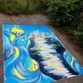 The process of creating great art work at the back yard