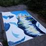 The process of creating great art work at the back yard