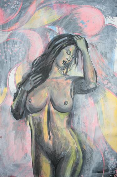 Original Modern Nude Paintings by Aleksandra Cherepanova
