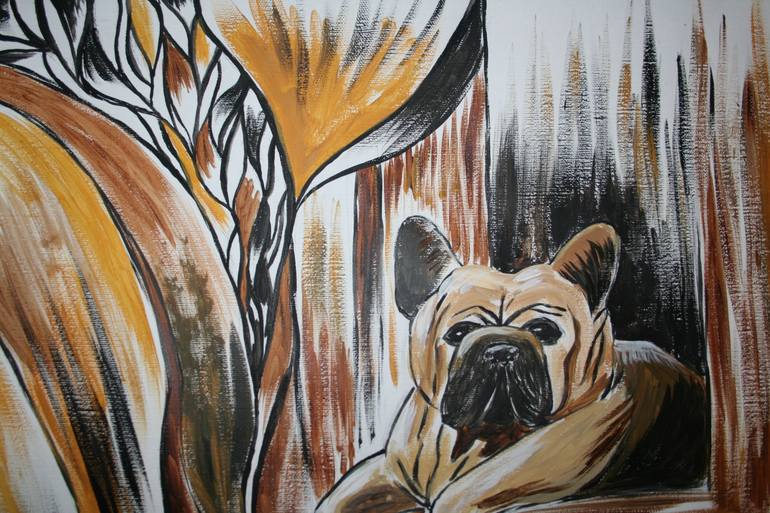 Original Expressionism Animal Painting by Aleksandra Cherepanova