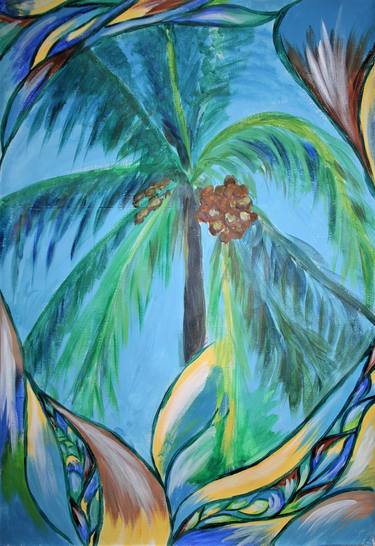 Coconut palm thumb