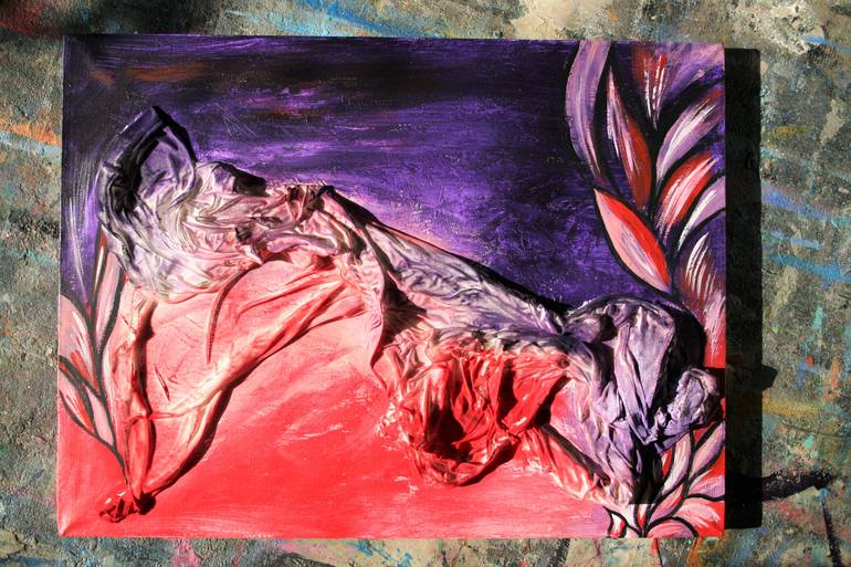 Original Abstract Expressionism Abstract Painting by Aleksandra Cherepanova