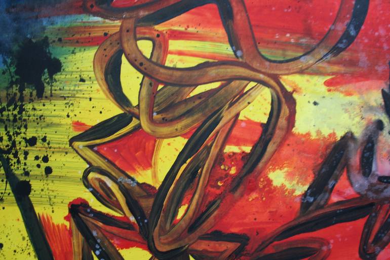 Original Abstract Expressionism Abstract Painting by Aleksandra Cherepanova