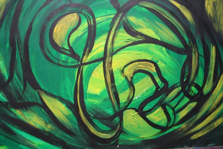 Original Abstract Expressionism Abstract Painting by Aleksandra Cherepanova