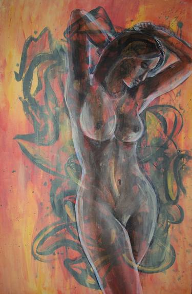 Original Expressionism Nude Paintings by Aleksandra Cherepanova
