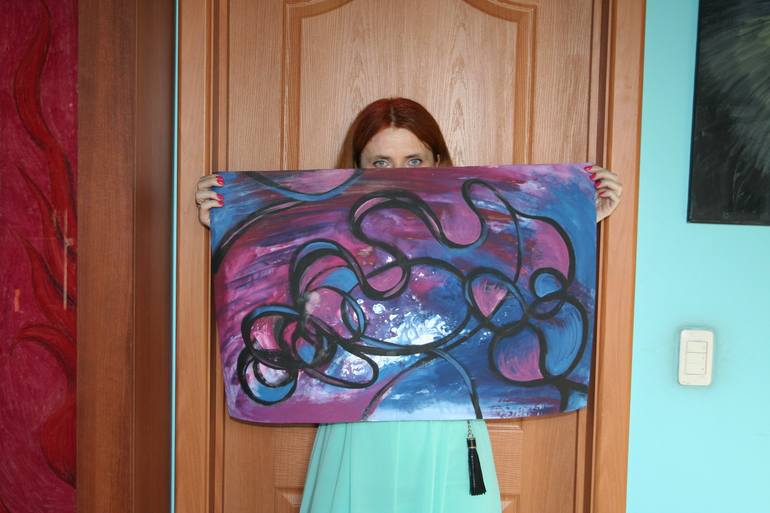 Original Abstract Painting by Aleksandra Cherepanova