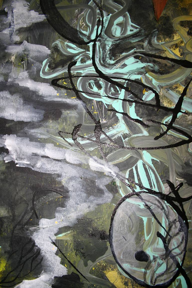 Original Expressionism Floral Painting by Aleksandra Cherepanova