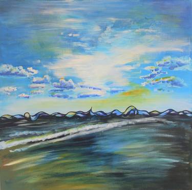 Original Expressionism Seascape Paintings by Aleksandra Cherepanova