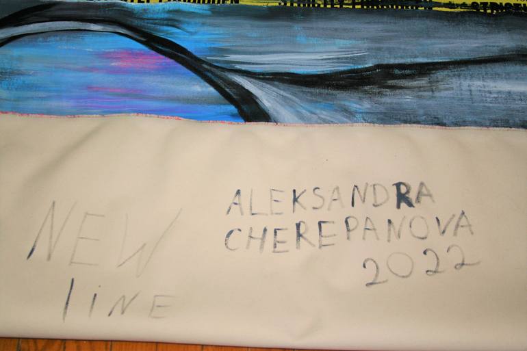 Original Expressionism Nude Painting by Aleksandra Cherepanova