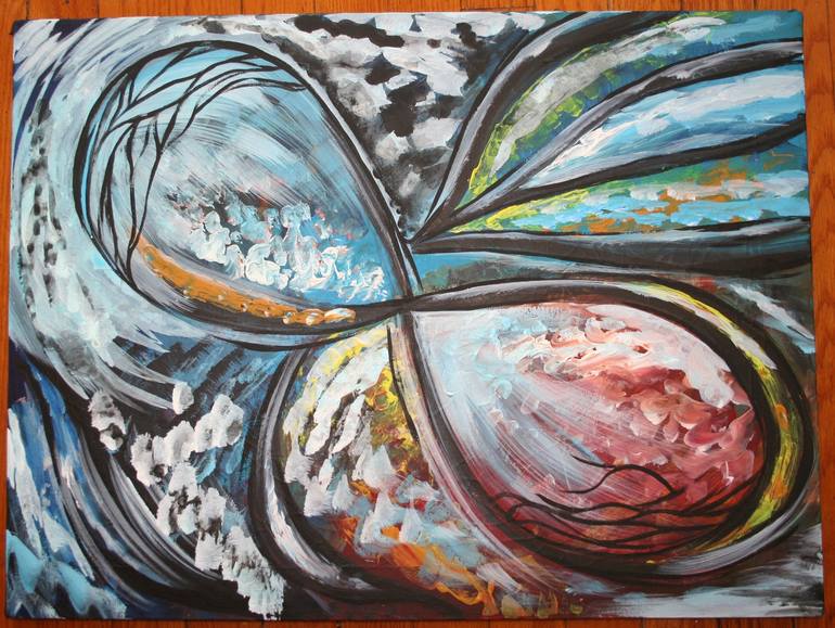 Original Abstract Painting by Aleksandra Cherepanova