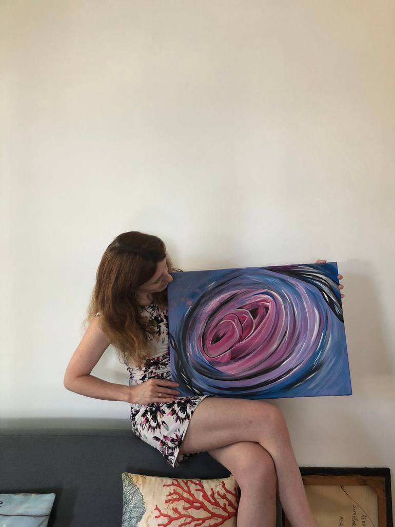 Original Abstract Expressionism Abstract Painting by Aleksandra Cherepanova
