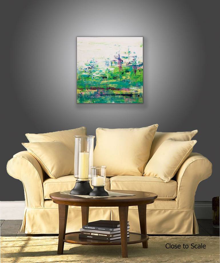 Original Abstract Expressionism Abstract Painting by Hilary Winfield