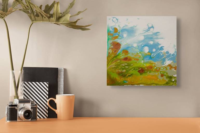 Original Minimalism Abstract Painting by Hilary Winfield