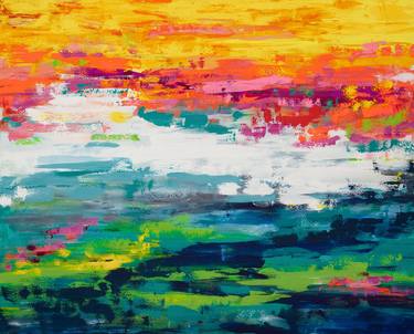 Original Minimalism Abstract Painting by Hilary Winfield