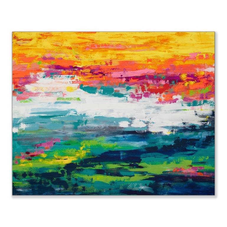Original Minimalism Abstract Painting by Hilary Winfield