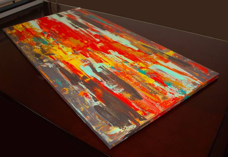 Original Minimalism Abstract Painting by Hilary Winfield