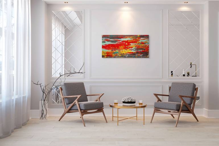 Original Minimalism Abstract Painting by Hilary Winfield
