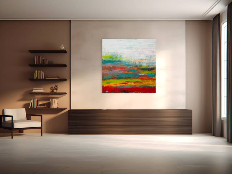 Original Minimalism Abstract Painting by Hilary Winfield