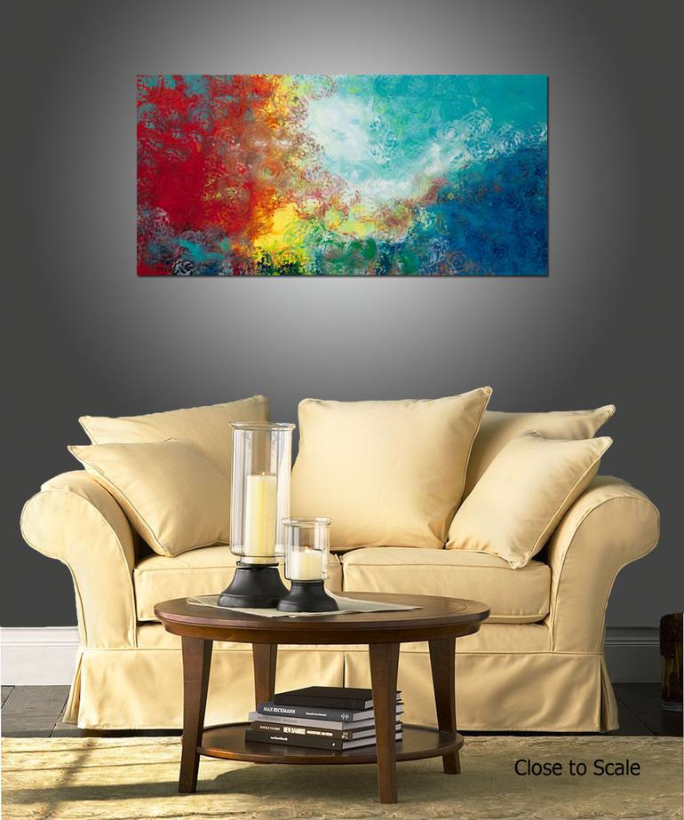 Original Abstract Landscape Painting by Hilary Winfield