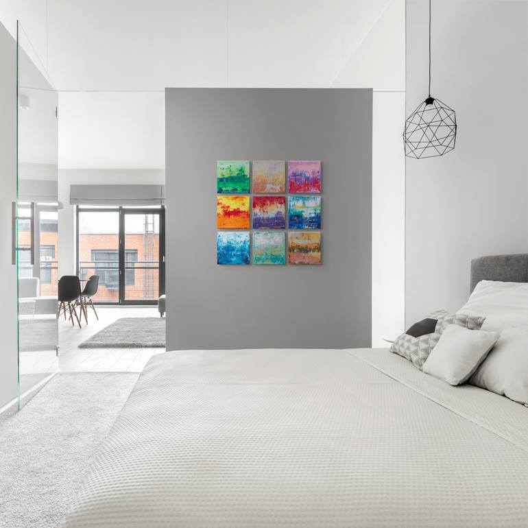 Original Abstract Painting by Hilary Winfield