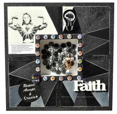 Print of Religious Collage by Susan Boerner