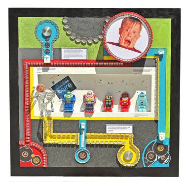 Print of Technology Collage by Susan Boerner
