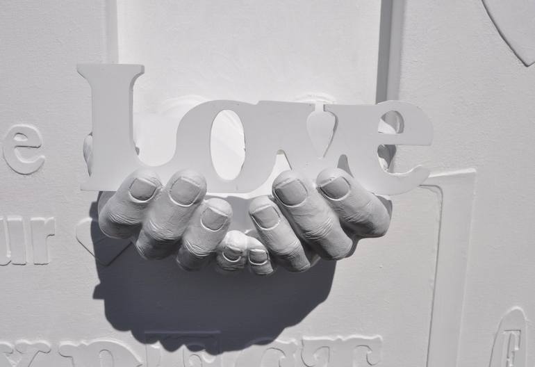 Original Conceptual Love Painting by Susan Boerner