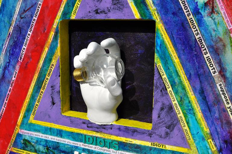 Original Conceptual Politics Collage by Susan Boerner