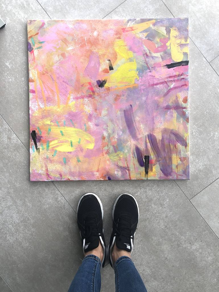 Original Abstract Painting by Katarína Kalmanová