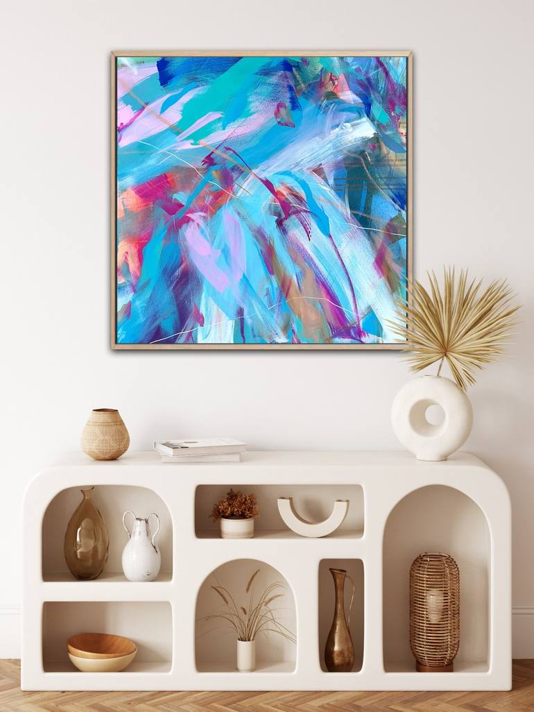 Original Expressionism Abstract Painting by Katarína Kalmanová