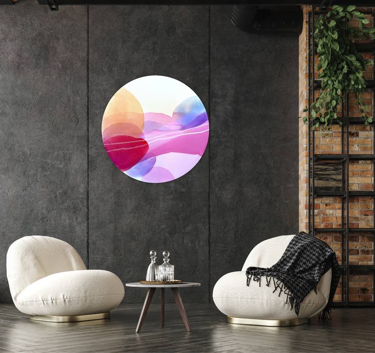 Original Abstract Expressionism Abstract Painting by Katarína Kalmanová