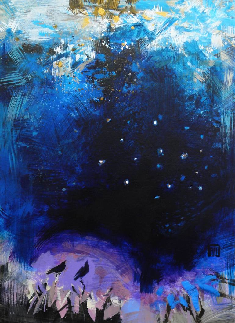 Print of Modern Nature Paintings by Anna Fecko-LipińSka