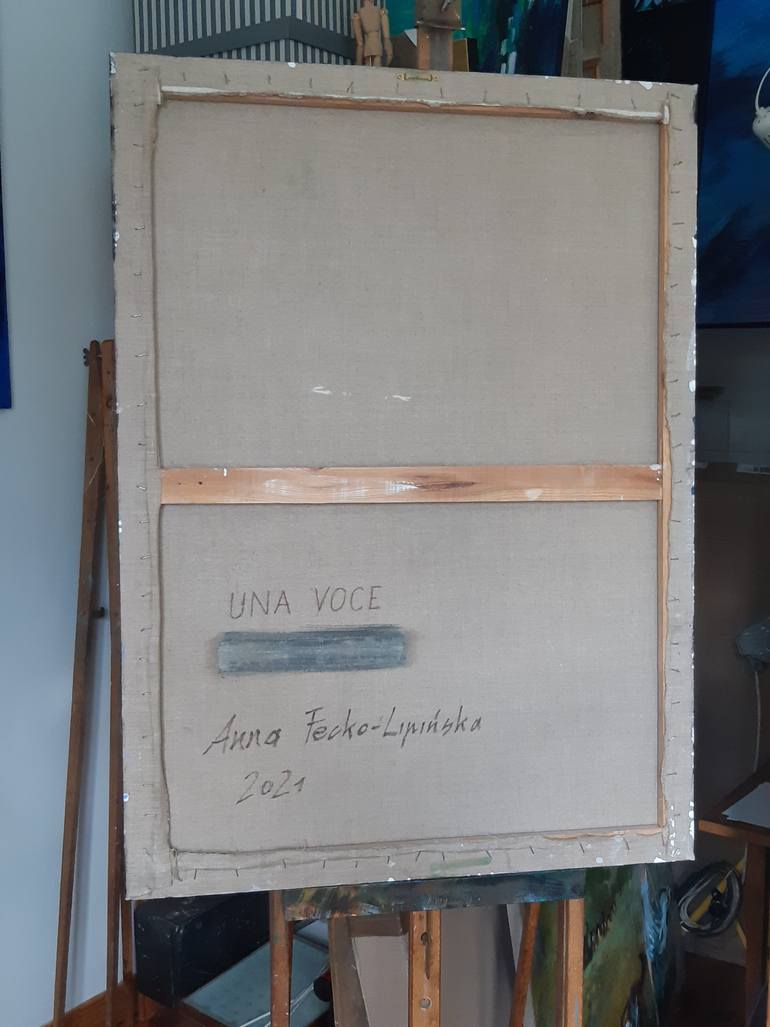 Original Abstract Expressionism Nature Painting by Anna Fecko-LipińSka