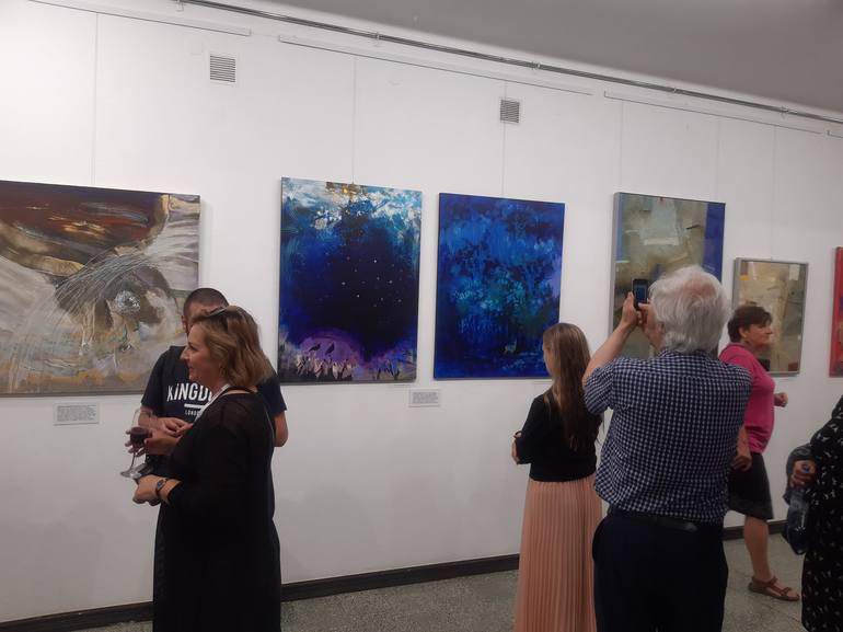 Original Abstract Expressionism Nature Painting by Anna Fecko-LipińSka