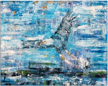 Original Impressionism Animal Painting by Oswin Gesselli
