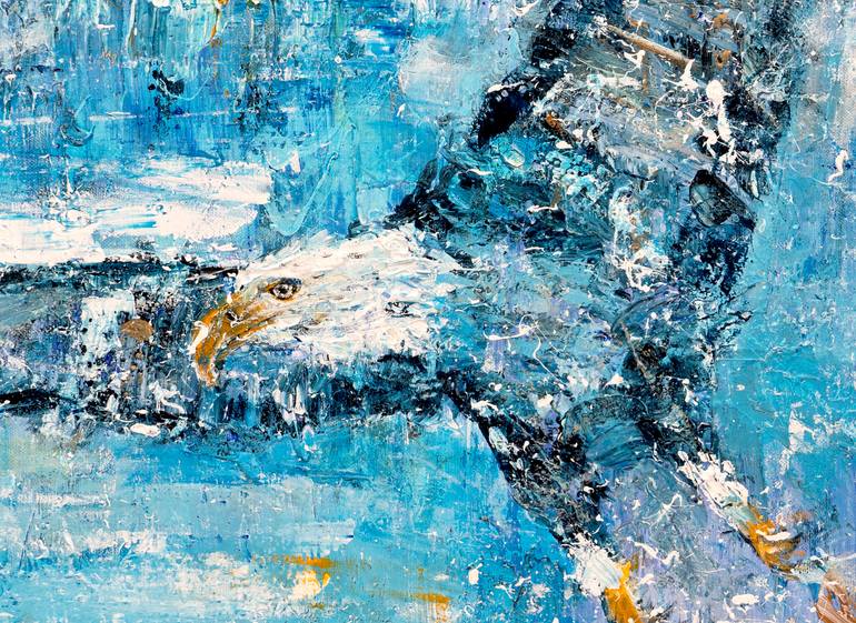 Original Impressionism Animal Painting by Oswin Gesselli