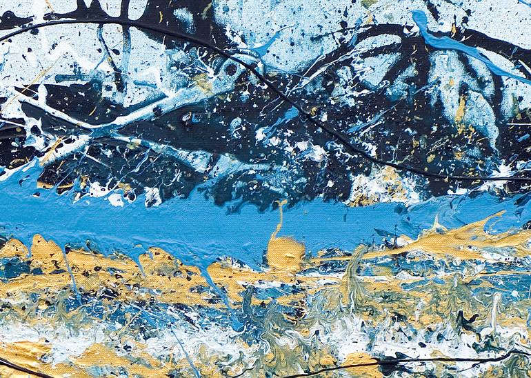 Original Abstract Painting by Oswin Gesselli