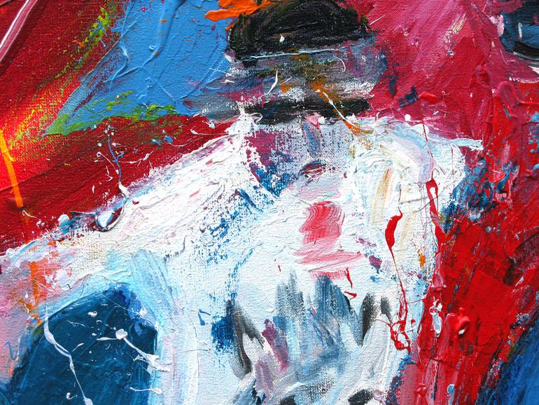 Original Abstract Animal Painting by Oswin Gesselli