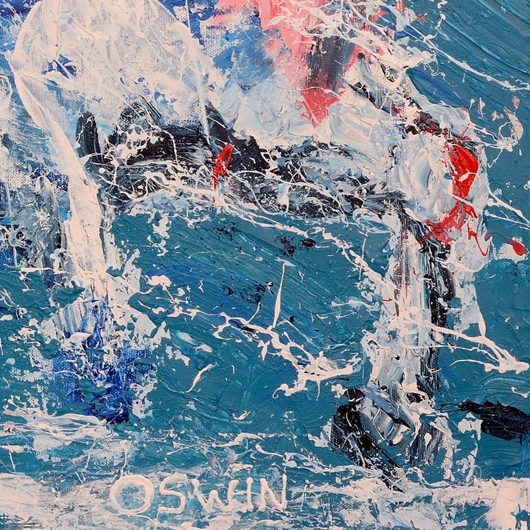 Original Seascape Painting by Oswin Gesselli