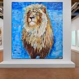 LION KING painting- 200 x 180 cm| 78.74