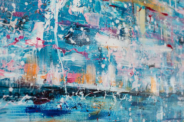 Original Expressionism Seascape Painting by Oswin Gesselli